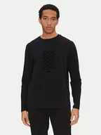 Koszulki męskie - BOSS Longsleeve Togn 50534336 Czarny Regular Fit - miniaturka - grafika 1
