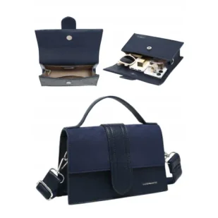 Elegancka Torebka Torba Damska Listonoszka LUIGISANTO HS24015 Blue - Torebki damskie Elegancka Torebka Torba Damska Listonoszka LUIGISANTO HS24015 Blue - Torebki damskie - miniaturka - grafika 1