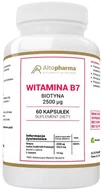 Witaminy i minerały - AltoPharma, Witamina B7 2500µg Biotyna (H), 60 kaps. - miniaturka - grafika 1