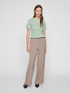 Koszulki i topy damskie - Vila Koszulka w kolorze miętowym - miniaturka - grafika 1