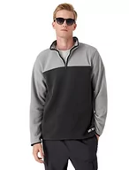 Bluzy męskie - Koton Męska bluza polarowa Multicolor High Neck, Anthracite (931), XXL - miniaturka - grafika 1