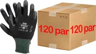 Rękawice robocze - Reis Rękawice robocze / Czarne / RTEPO_BB - 120 par 8 - M - miniaturka - grafika 1