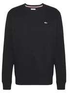 Bluzy męskie - Tommy Jeans bluza męska czarna, DBS Black, Rozmiar L - miniaturka - grafika 1