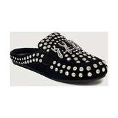 Klapki i japonki damskie - Kurt Geiger Mule KURT CRYSTAL zamsz - miniaturka - grafika 1