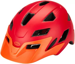 Bell Kask juniorski Sidetrack Uniwersalny 5057 cm) matte red orange 768686167539 - Kaski rowerowe - miniaturka - grafika 1
