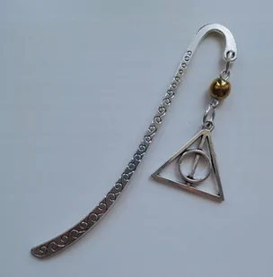 ZAKŁADKA DO KSIĄŻKI HARRY POTTER INSYGNIA ŚMIERCI - Zakładki do książek - miniaturka - grafika 1