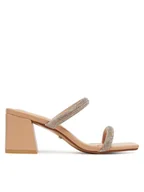 Klapki i japonki damskie - DeeZee Klapki R66-1 Beżowy - miniaturka - grafika 1