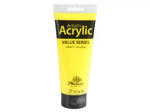 Farba akrylowa, Yellow Mid 227, 200 ml - Farby i media malarskie - miniaturka - grafika 1