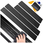 Akcesoria tuningowe - Naklejki Nakładki Ochronne Na Progi Samochodowe Zabezpieczające Zestaw 4SZT - miniaturka - grafika 1