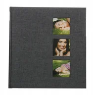 Albumy fotograficzne - Goldbuch ALBUM 27641 STYLE DARK GREY 60 PG/BL 3 OKNA AL821 - miniaturka - grafika 1