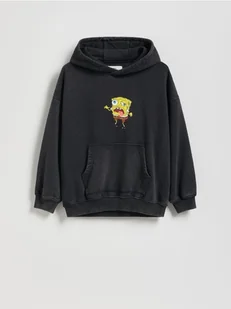 Reserved - Bawełniana bluza SpongeBob - czarny - Bluzy dla chłopców - miniaturka - grafika 1