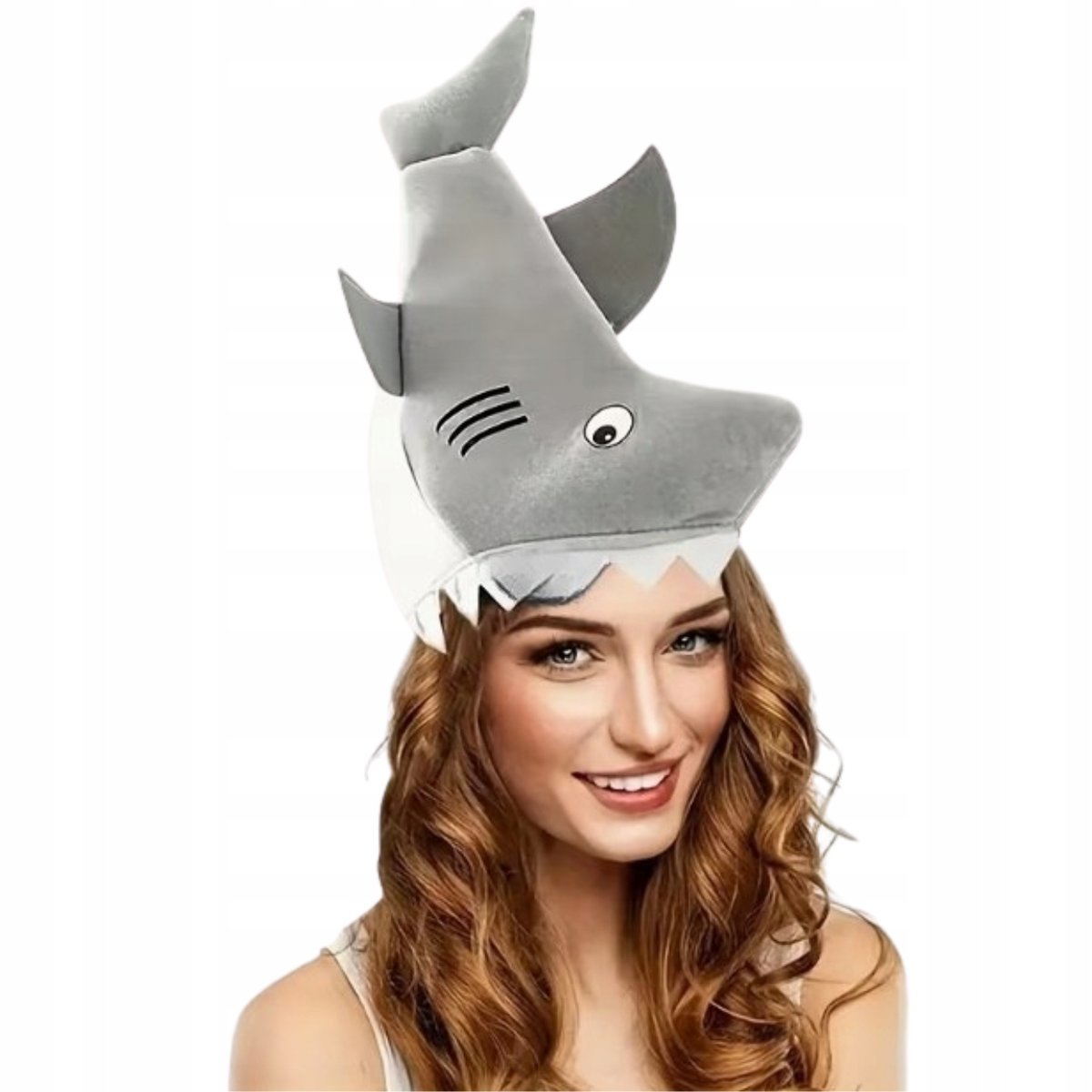 Czapka Rekin 1 szt. Śmieszna Imprezowa Unisex na Halloween na Prezent