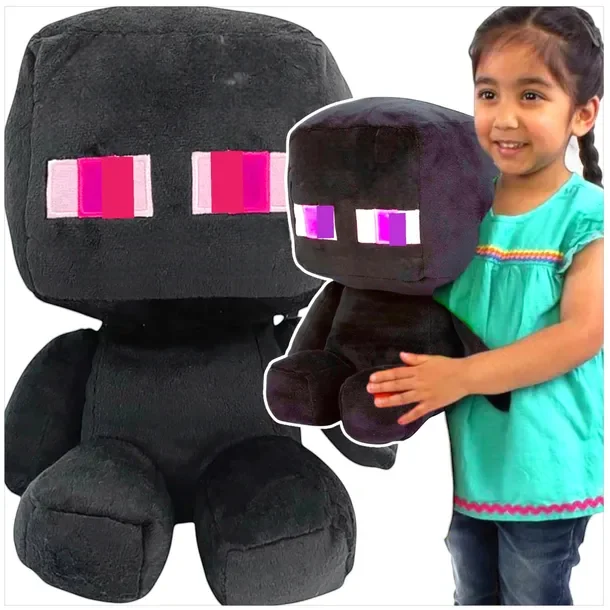 Mega Duża Maskotka Enderman Z Gry Minecraft Duża Przytyulanka Pluszak Xxl