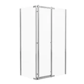 Kabiny prysznicowe - Kabina prysznicowa Titanium Open 100x80 cm chrom Durasan - miniaturka - grafika 1