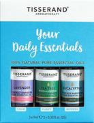 Zestawy kosmetyków damskich - Tisserand Your Daily Essentials Kit - Zestaw olejków eterycznych (3 x 9 ml) - miniaturka - grafika 1