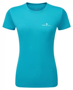 RONHILL Koszulka biegowa damska CORE S/S TEE azure/bright white - Koszulki sportowe damskie - miniaturka - grafika 1