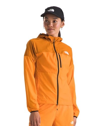 THE NORTH FACE Damska kurtka do biegania Higher Run Wind Apricot Glaze/Iron Citr, XL