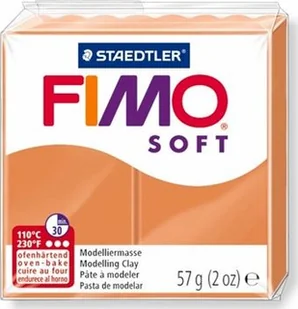 Fimo Masa plastyczna termoutwardzalna Soft koniakowa 57g - Masy plastyczne - miniaturka - grafika 1