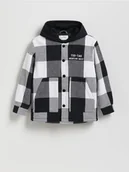 Kurtki i płaszcze dla chłopców - Reserved - Kurtka oversize - jasnoszary - miniaturka - grafika 1