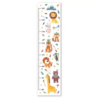 Naklejki na ścianę - miarka wzrostu naklejka na ścianę dla dzieci ZWIERZAKI 2 - miniaturka - grafika 1