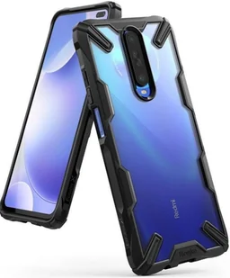 Rearth Etui Ringke Fusion X Xiaomi Mi 10T, czarne 8809688897047 - Etui i futerały do telefonów - miniaturka - grafika 2