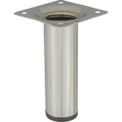 Zawiasy, okucia i inne akcesoria - Noga meblowa okrągła 10 cm chrom - miniaturka - grafika 1