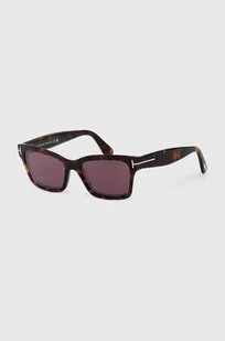 Tom Ford okulary przeciwsłoneczne damskie kolor brązowy FT1085_5452U - Okulary przeciwsłoneczne - miniaturka - grafika 1