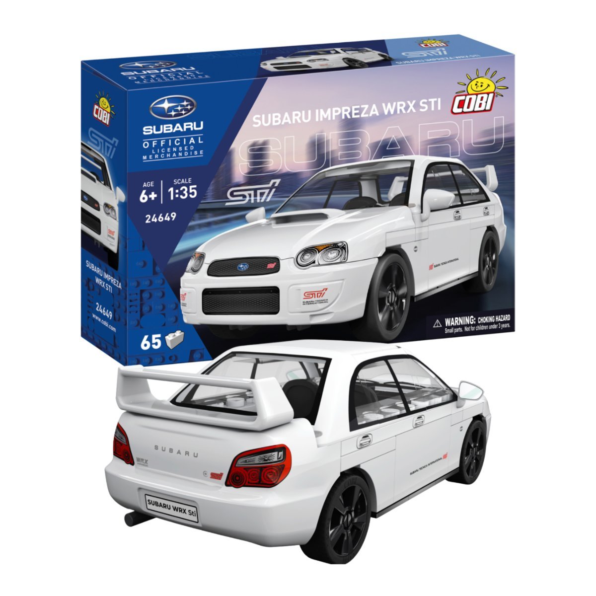 Cobi Action Town Samochód Subaru Impreza Wrx Sti 65 Kl., Cobi-24649