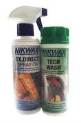Środki do obuwia i ubrań - Nikwax Zestaw TWIN TECH WASH + TX.DIRECT SPRAY ON - miniaturka - grafika 1