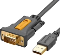 Kable USB - Kabel USB Ugreen USB-A - RS-232 1 m Czarny (20210B) - miniaturka - grafika 1