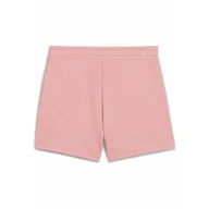 Odzież sportowa dziecięca - Młodzieżowe szorty ESS z małym logo No. 1 PUMA Pink Fruit - miniaturka - grafika 1