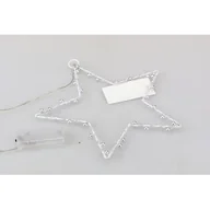 Oświetlenie świąteczne - Gwiazda do zawieszenia 22 LED stałe ciepłe białe światło - miniaturka - grafika 1