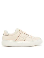 Buty dla dziewczynek - Tommy Hilfiger Sneakersy Low Cut Lace-Up Sneake 3A9-33745-1439 Różowy - miniaturka - grafika 1