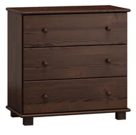 Komody - Komoda sosnowa drewniana 3s g42 orzech - miniaturka - grafika 1