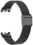 Akcesoria do smartwatchy - STALOWA BRANSOLETA DO XIAOMI MI BAND 8 / MI BAND 9 / 10 CZARNA - miniaturka - grafika 1