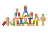 Klocki - Artyk Zestaw klocków drewnianych 60 el. - miniaturka - grafika 1