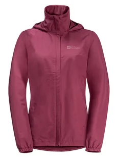 Jack Wolfskin Kurtka przeciwdeszczowa "Stormy" w kolorze różowym - Kurtki i kamizelki sportowe damskie - miniaturka - grafika 1