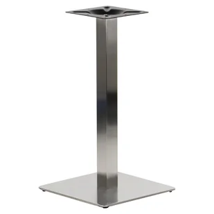 Podstawa stołu/stolika SH-3002-1/S, stal nierdzewna szczotkowana, wymiary: 40x40x72 cm - do hotelu, restauracji ,baru, biura - Meble modułowe i akcesoria - miniaturka - grafika 1