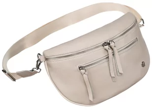 Torebka damska eko Rovicky na ramię pojemna modna saszetka crossbody listonoszka, beżowy - Torebki damskie - miniaturka - grafika 1