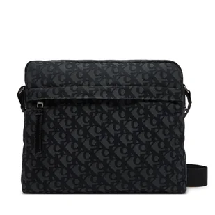 Saszetka Calvin Klein Jeans Unstructured Monogram Flight Bag LV04G3097G Czarny - Torby męskie - miniaturka - grafika 1