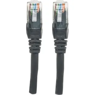Intellinet Patch Cord 100% miedź Cat.6 Utp, 1m, cz - Patchcordy - miniaturka - grafika 1