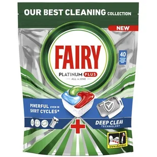 Kapsułki do zmywarki FAIRY Platinum Plus All in One Blue - 40 szt. - Środki do zmywarek - miniaturka - grafika 1