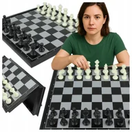 Gry planszowe - Szachy Magnetyczne Klasyczne Podróżne Gra w Szachy Planszowa Strategiczna - miniaturka - grafika 1