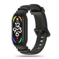 Akcesoria do smartwatchy - Tech-Protect Pasek Iconband Hybrid do Xiaomi Mi Band 5 / 6 / 6 NFC / 7, czarny - miniaturka - grafika 1