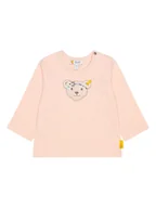 Kaftaniki dla niemowląt - Steiff Koszulka w kolorze jasnoróżowym - miniaturka - grafika 1