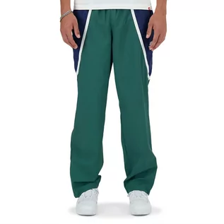 Spodnie sportowe męskie - Spodnie New Balance MP33589TFN - zielone - grafika 1