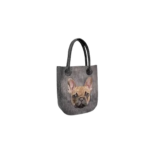 RECOBED Torebka miejska Beige Bulldog - Pozostałe akcesoria dla kotów - miniaturka - grafika 1