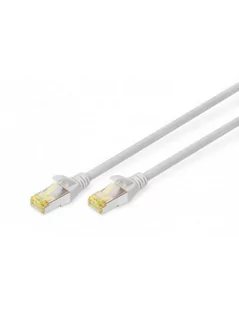 Kabel krosowy (patch cord) RJ45-RJ45, kat.6A, S/FTP, AWG 26/7, LSOH, 15m, szary, 1szt - Pozostałe akcesoria sieciowe - miniaturka - grafika 1