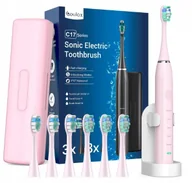 Szczoteczki elektryczne - COULAX Sonic C17 Series Różowy - miniaturka - grafika 1
