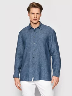 Koszule męskie - Baldessarini Koszula B3 56001/000/3060 Niebieski Regular Fit - grafika 1